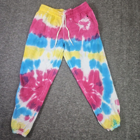 Polo Ralph Lauren Pants - Polo Ralph Lauren Women's Men's Size Large Tie Dye Joggers Sweatpants